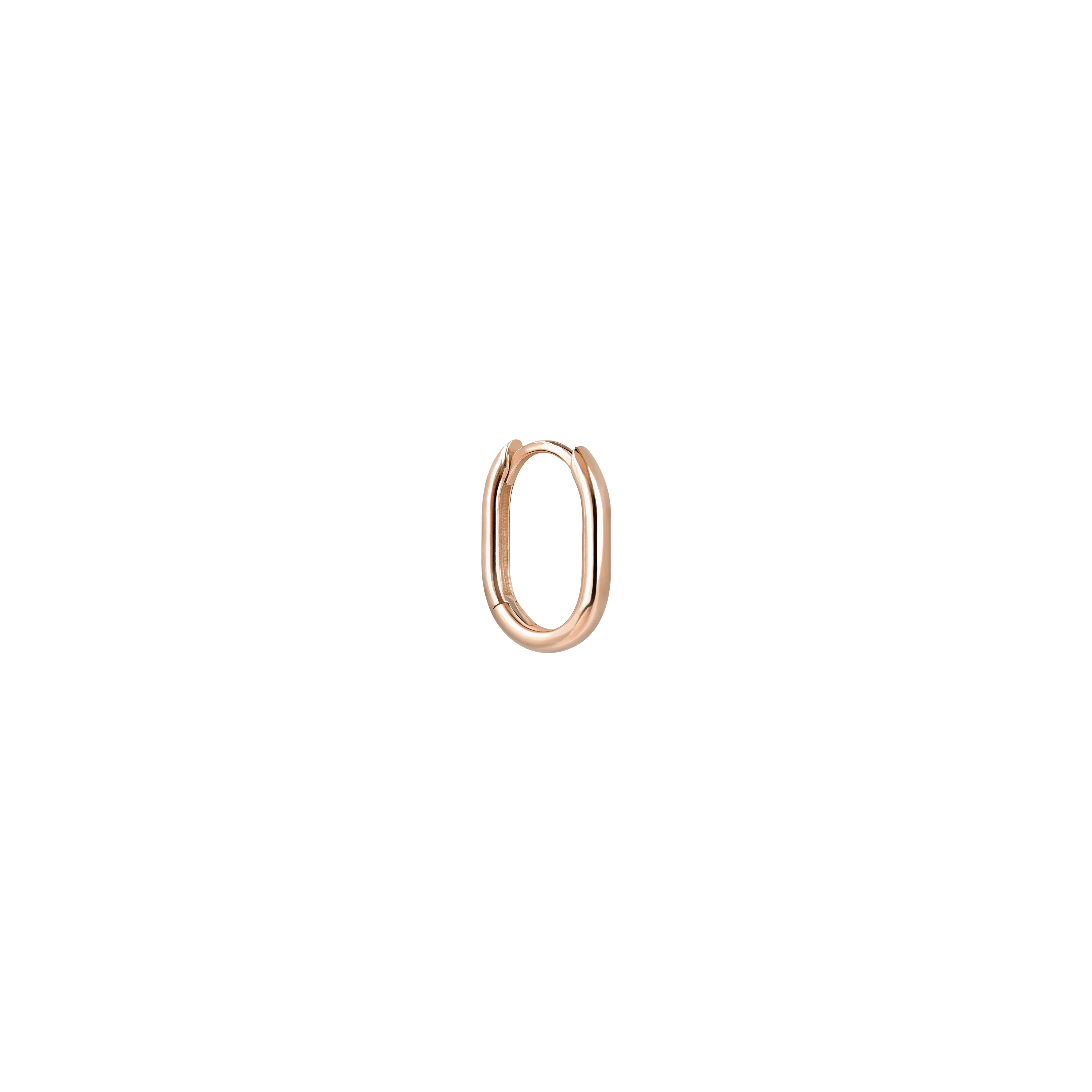 Solid Gold Hoop - Image 3